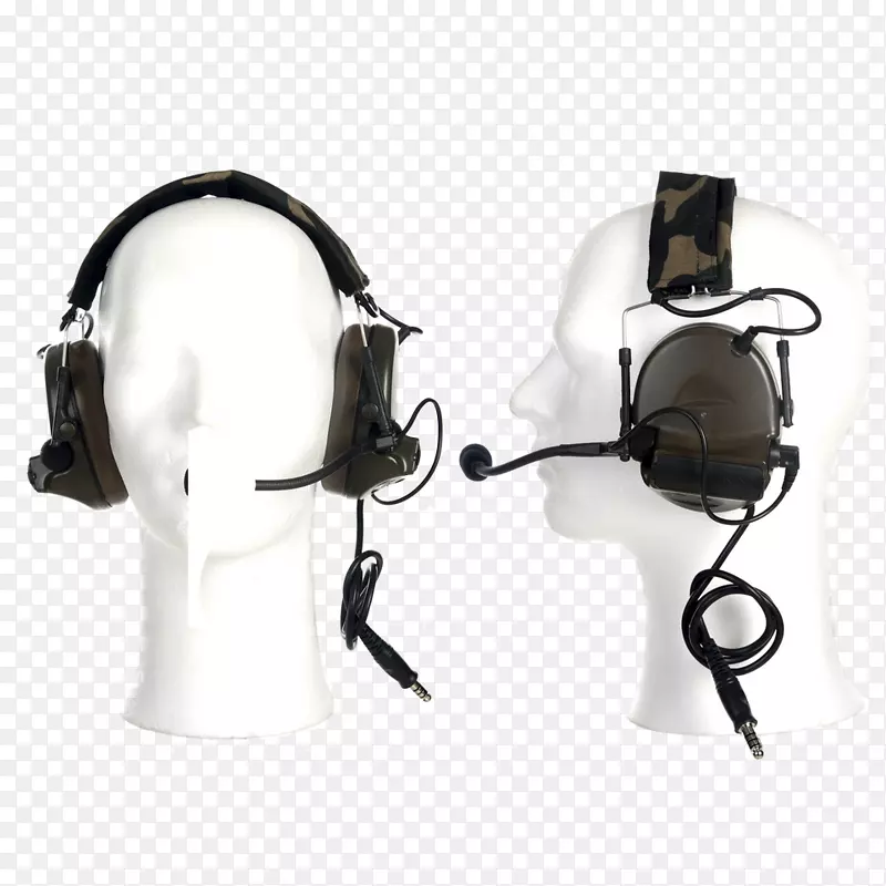耳机麦克风手持双向无线电广播耳机