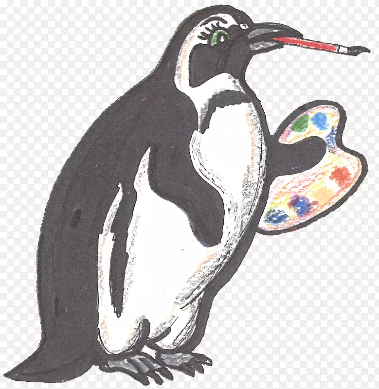 帝企鹅插图卡通动物-企鹅