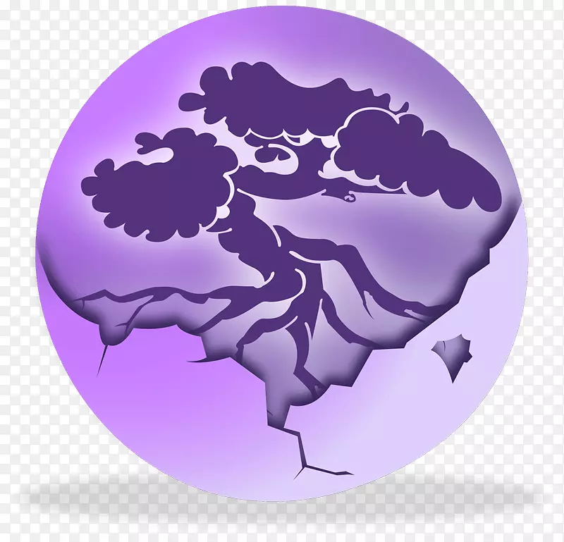 蒙特利尔标志有机体紫色健康适应体育