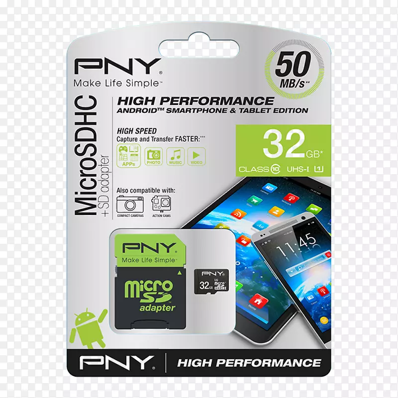 微SD闪存卡安全数字PNY技术
