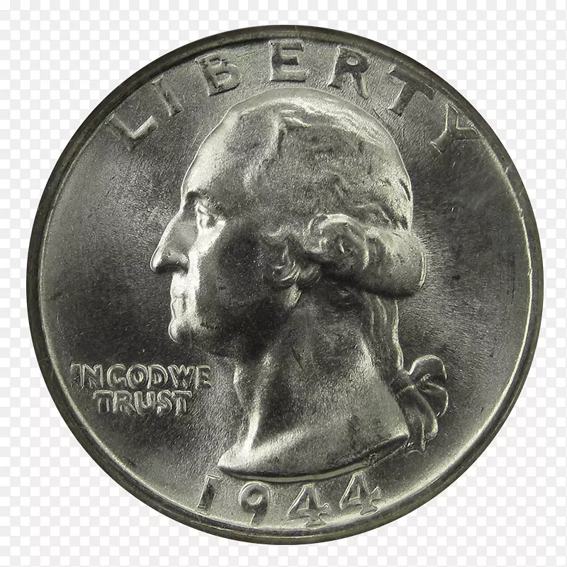 1美元硬币25美分垃圾银洗山