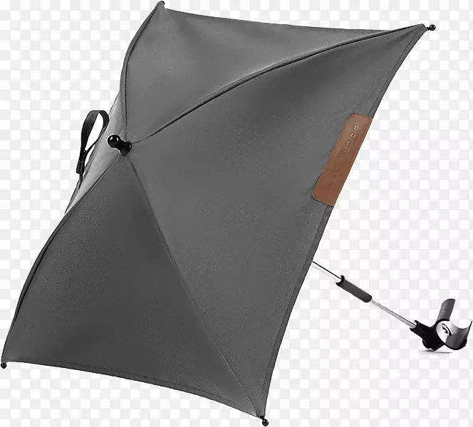 城市游牧民雨伞，黑色底盘，轻型灰色阳伞，Evo婴儿运输工具-灰色海报