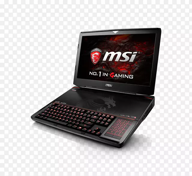 带有机械键盘gt 83vr titan sli英特尔核心i7 msi gt 83vr titan sli膝上型电脑的极限性能游戏笔记本电脑