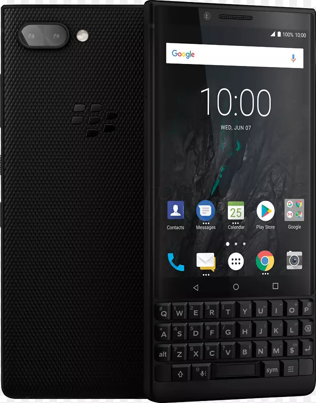 黑莓键盘2智能手机黑莓Keyone双64 GB 4G lte限量版黑英语黑莓键64 gb-黑-解锁-gsm-黑莓