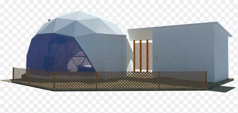 房屋平房屋顶穹顶-环保团体