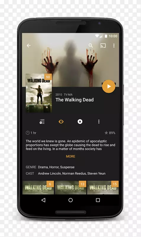 Plex Android应用程序包Chromecast媒体服务器-应用程序设计材料