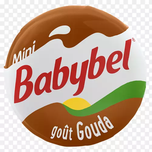 Babybel in scheiben品牌标志产品字体-gouda乳酪轮