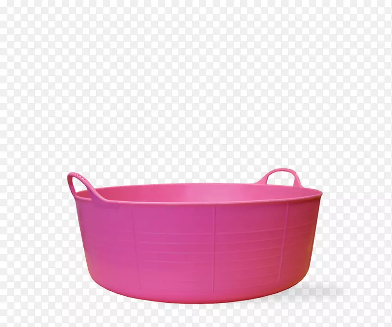 产品设计塑料矩形小粉红桶