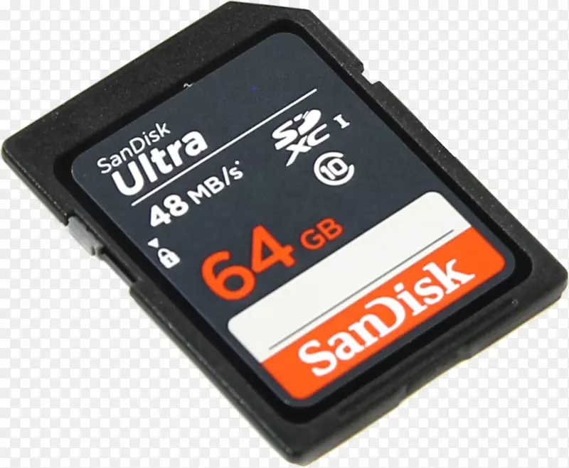 闪存卡安全数字计算机数据存储SanDisk.存储卡图像