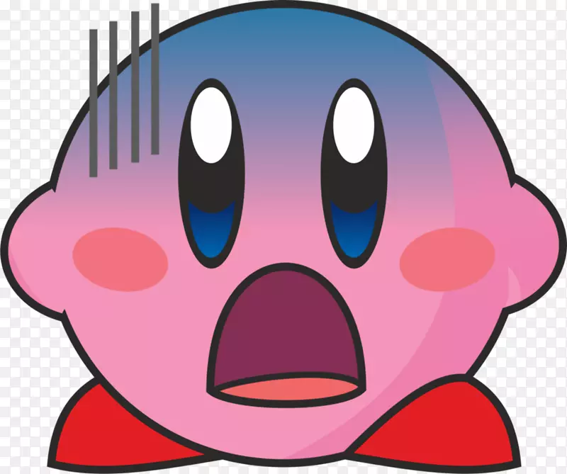 科比超级明星超剪贴画科比：三重豪华悲伤超级粉碎兄弟。-Kirby