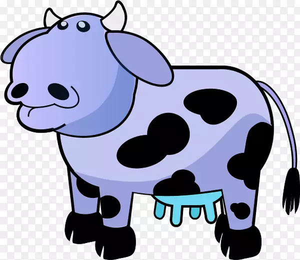 肉牛小牛乳牛剪贴画图形.公牛
