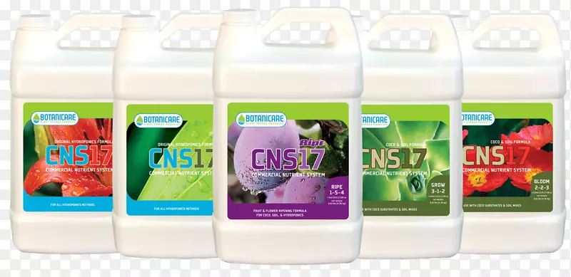 植物cns 17熟透卷曲枢轴营养食品添加剂肥料.5加仑桶园