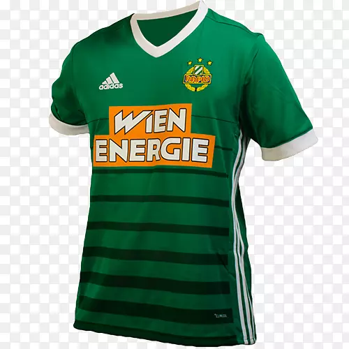 SK快速Wien 2018-19欧足联维也纳足球装备-梅西球衣绿色