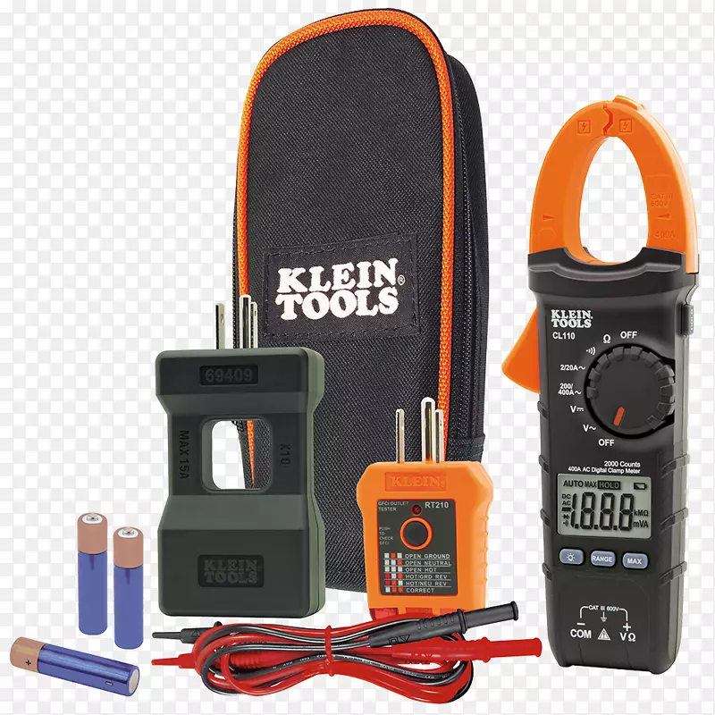 cl110kit Klein工具电气维护和测试工具包Klein工具cl110kit Klein电工的工具集.电表读数试验