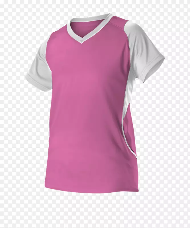 t恤球衣制服粉红色保龄球服