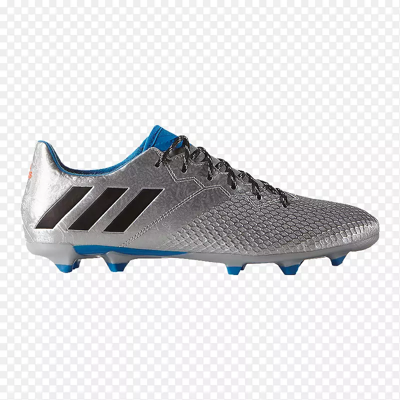 足球靴阿迪达斯梅西16.3 FG夹板鞋-梅西黑色蓝色