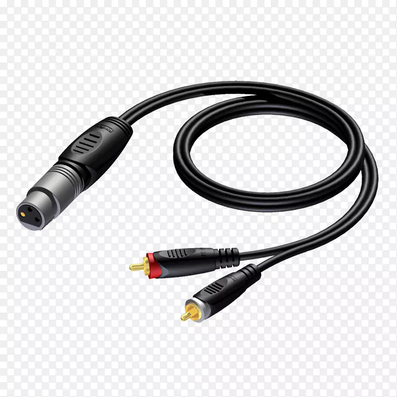 XLR连接器RCA连接器电缆适配器-如何训练您的龙