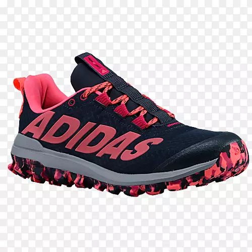 运动服-女式灰色阿迪达斯运动鞋