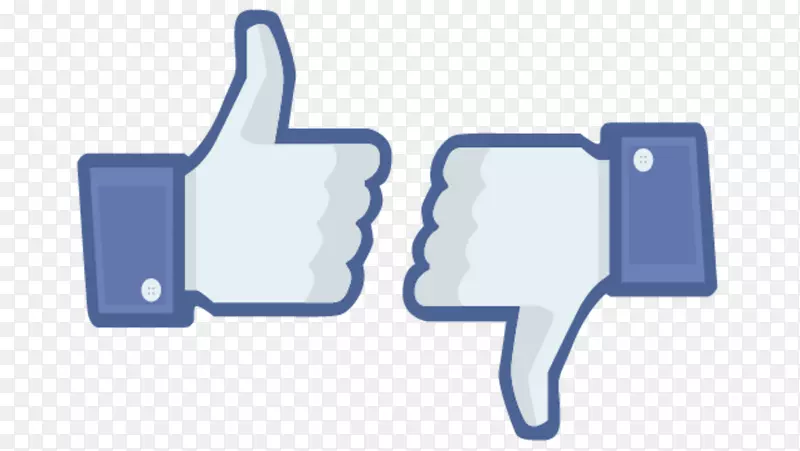 拇指信号facebook就像按钮剪贴画-facebook