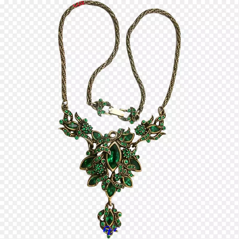 项链身体珠宝魅力和吊坠圣诞装饰品-项链