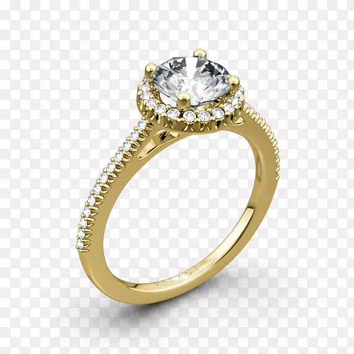订婚戒指钻石纸牌戒指