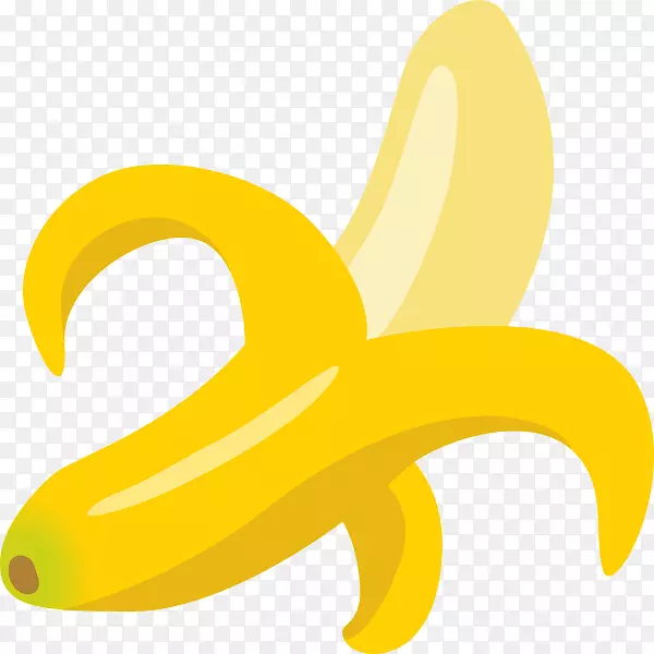 香蕉产品设计标志剪贴画-香蕉
