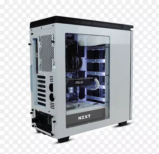 计算机机箱和外壳计算机系统冷却部件电子元件机-白鲨