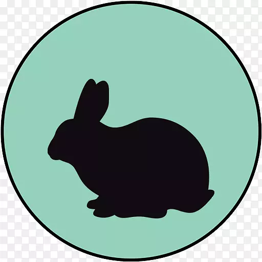 国内兔子图形复活节兔子-焦虑的狗梳理