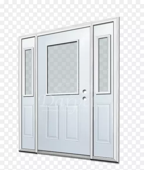 产品设计房角透明玻璃门