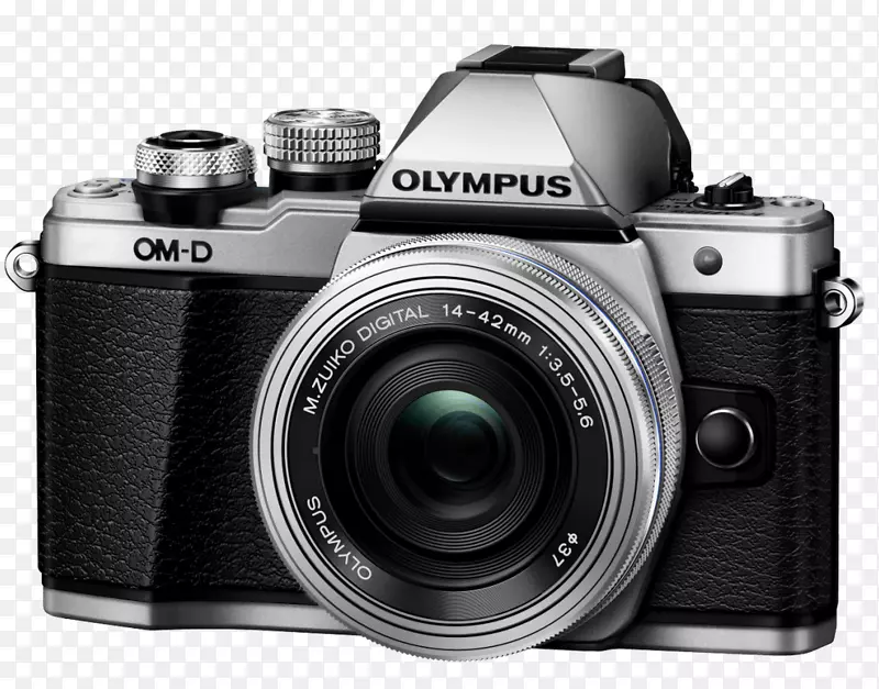 奥林巴斯om-d e-m10标志iii奥林巴斯e-m10标志ii om-d数码相机(仅限机身，银色)无反射镜可互换镜头照相机-照相机镜头