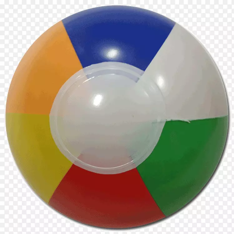 塑料球-四沙滩球着色页