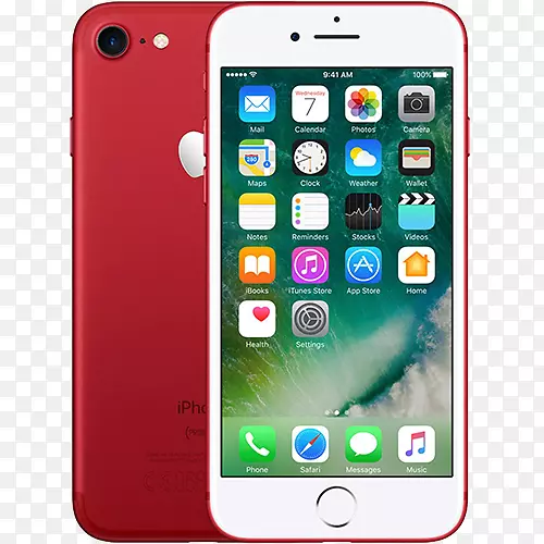 苹果iPhone 7加上智能手机苹果翻新iPhone 7 32 GB-黑色128 GB-iPhone 7红色