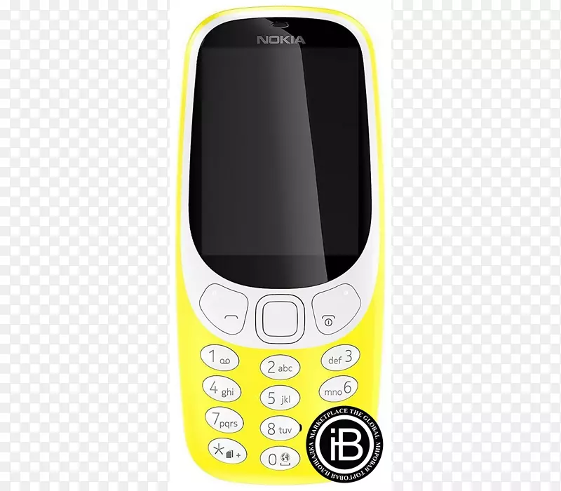 诺基亚3310双卡黄色配件诺基亚105(2017)特色手机-诺基亚3310
