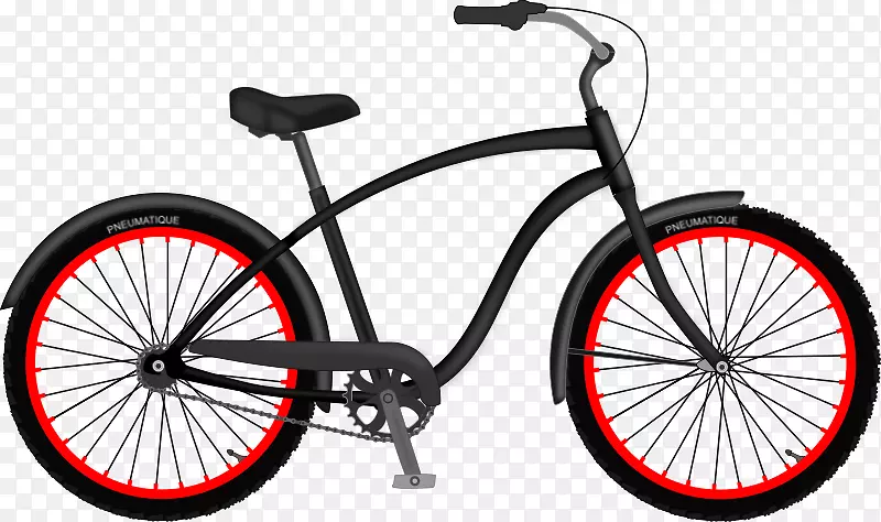 巡洋舰自行车夹艺术自行车框架自行车.自行车剪贴件