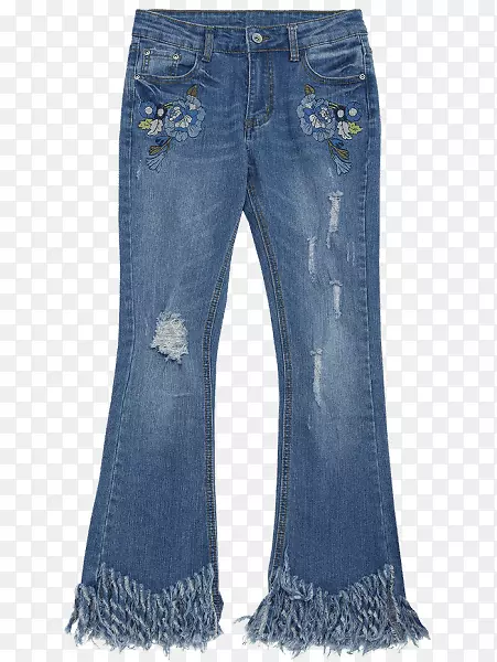 牛仔裤牛仔裤莱维·施特劳斯公司ESPRIT集团-撕裂的衣服