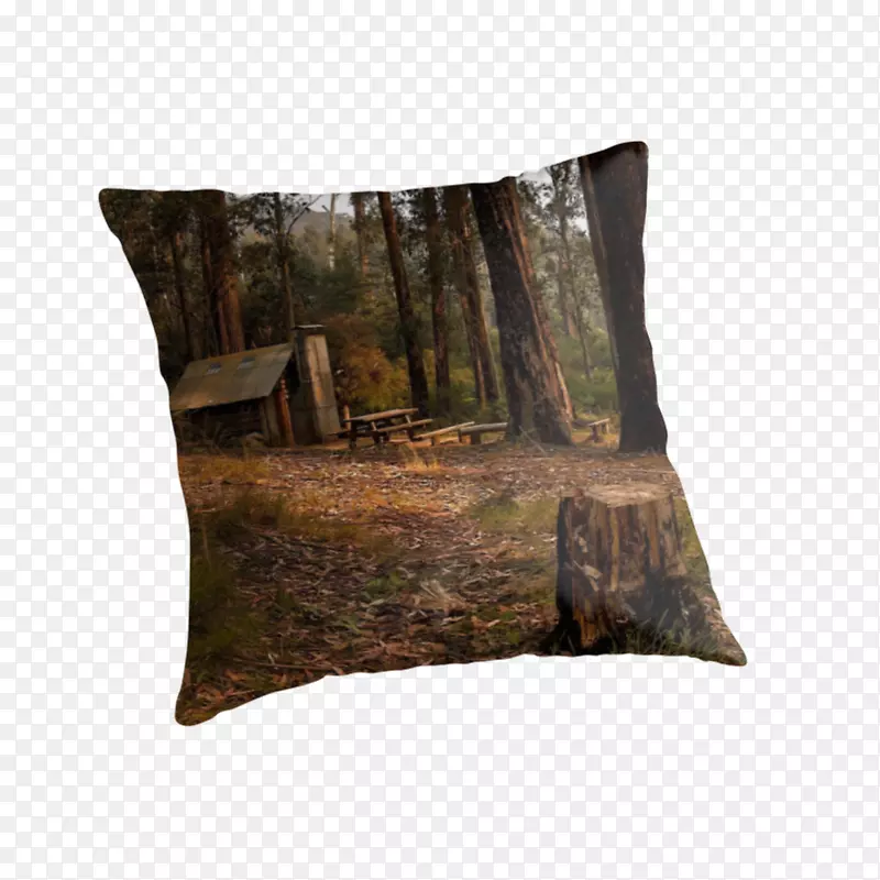 靠垫投掷枕头-森林小屋住宅小屋