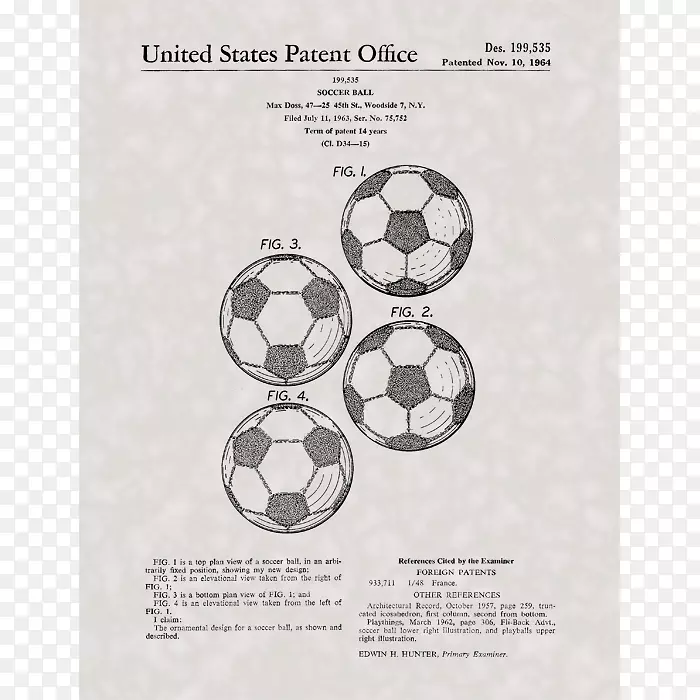足球专利海报-足球