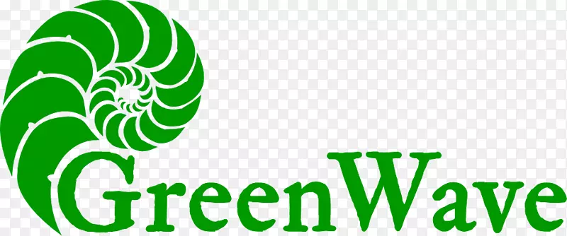 标志组织绿波海藻养殖品牌-现代绿色浪潮