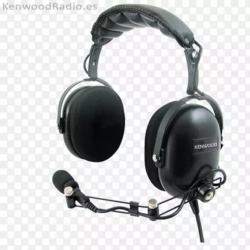 麦克风Kenwood电子khs-10-o听力保护耳机扬声器-摩托罗拉耳机麦克风