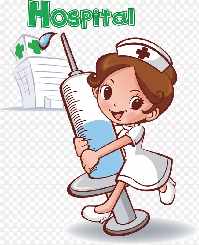 护理国际护士日画剪贴画医学-医生卡通形象