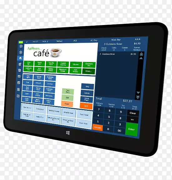 平板电脑销售点电脑软件餐厅管理软件销售-柔性板