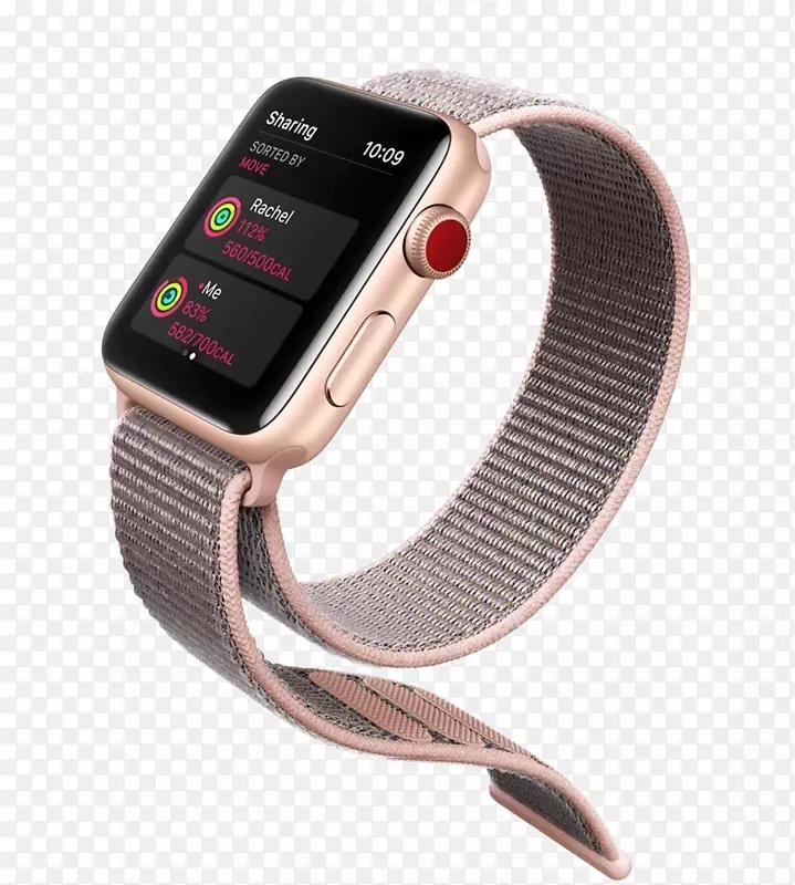 苹果手表系列3苹果手表系列1苹果手表系列2 iphone-usb耳机粉红色