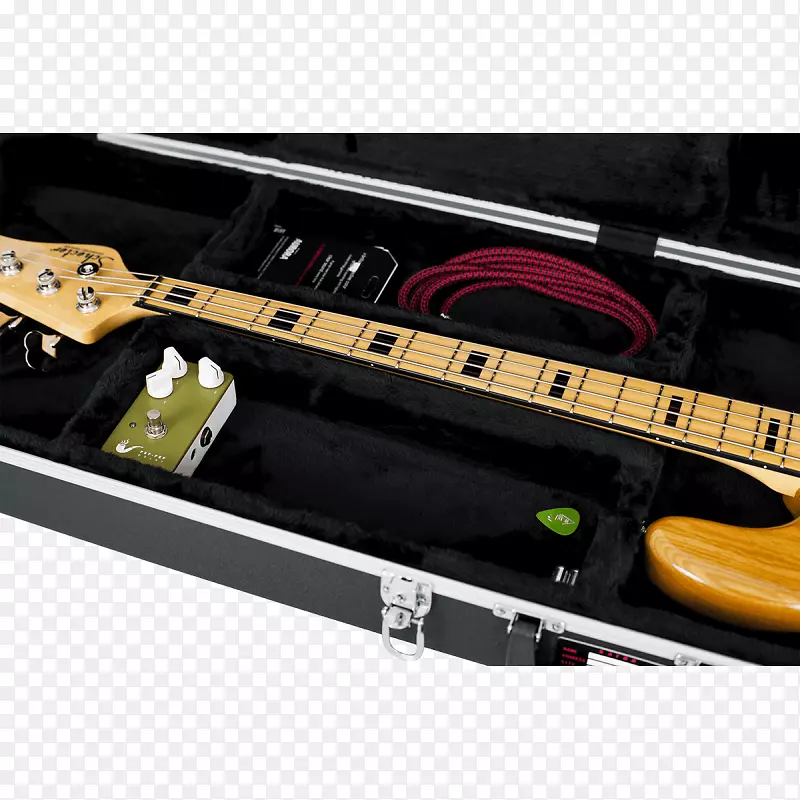 鳄鱼箱豪华abs低音吉他盒(塑料)电吉他乐器.低音吉他