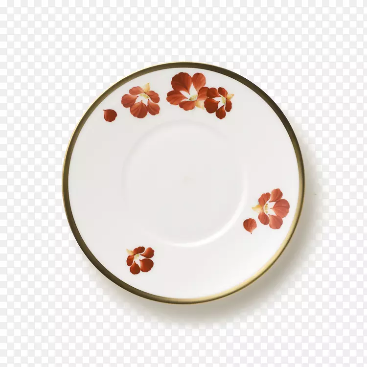 盘子杯碟餐具碗水彩风格