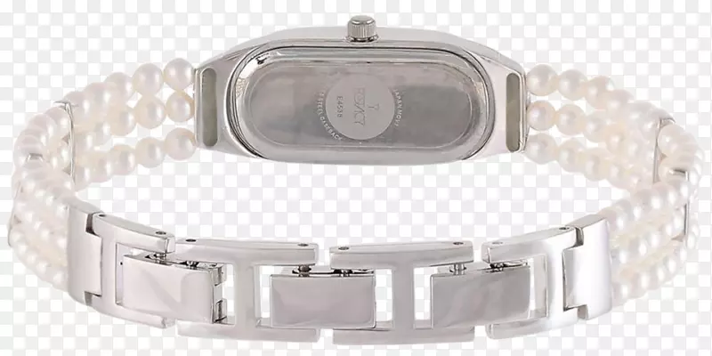 手表表带产品设计银白色鞋珍珠