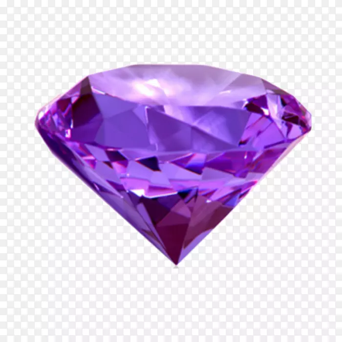 宝石钻石紫色珠宝蓝色钻石