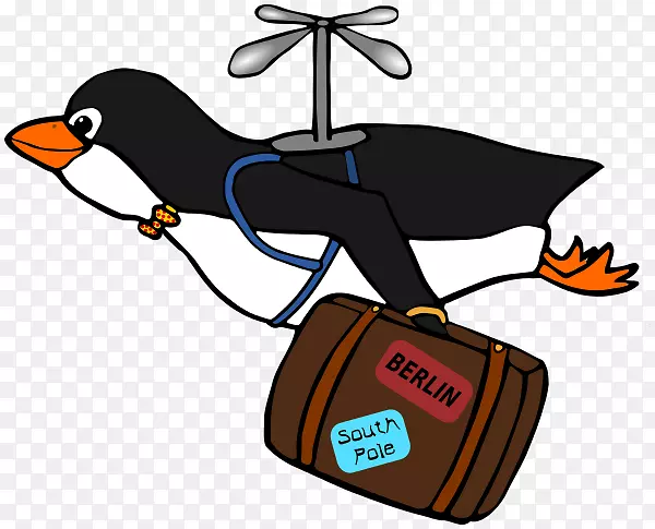 剪贴画鸟类迁徙开放部分免费内容-动画企鹅