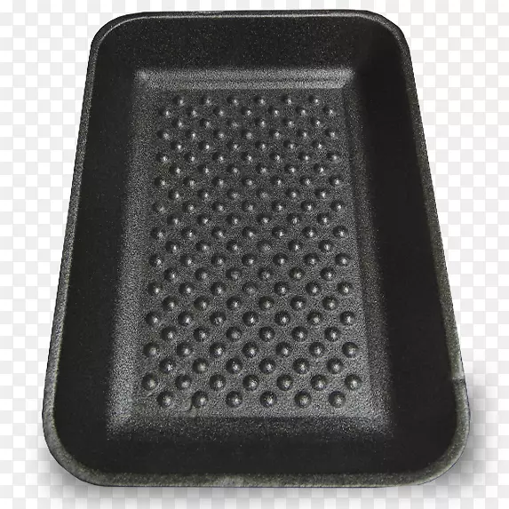 产品设计矩形kegworks橡胶条服务溢出垫-黑色泡沫肉托盘