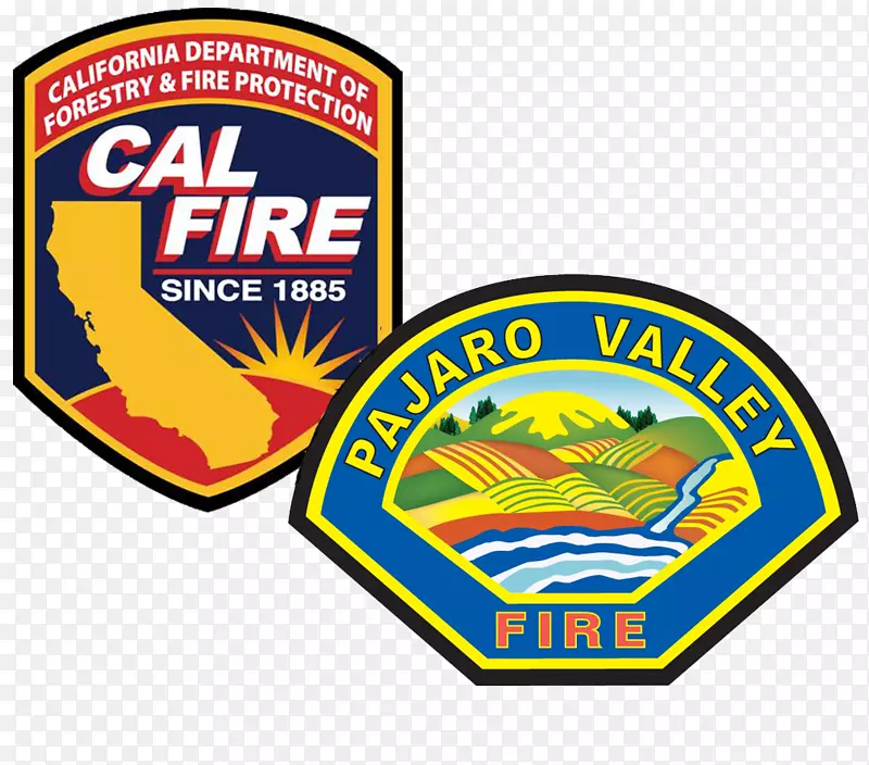 标志加州林业部和消防产品-旧金山消防救护车