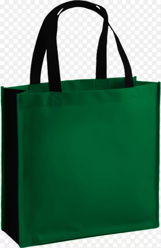 手提袋产品设计购物袋和手推车森林绿色背包